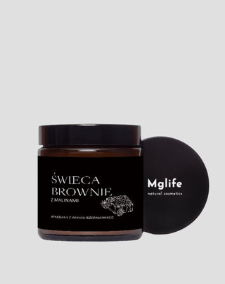 Vegánska okrúhlica s brownie a malinovou vôňou 120 ml MgLife  - 4