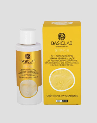 Regeneračné sérum pre suchú a zrelú pleť so 6% koenzýmom Q10 Esteticus BasicLab - 1