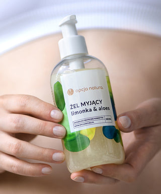 Gél na čistenie tela a tváre Limetka a Aloe 100 % prírodný Natura Option - 2