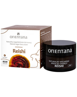 Prírodný vegánsky nočný krém na tvár pre ľudí s prvými známkami starnutia Reishi Orientana - 2