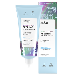 Trichologický peeling pokožky hlavy s vôňou osviežujúceho kokteilu tropického so!flow - 1