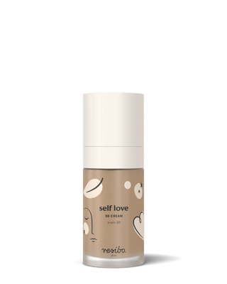 Prírodný a ekologický pleťový krém BB Self Love v Sunny Beige 30 ml Resibo - 1