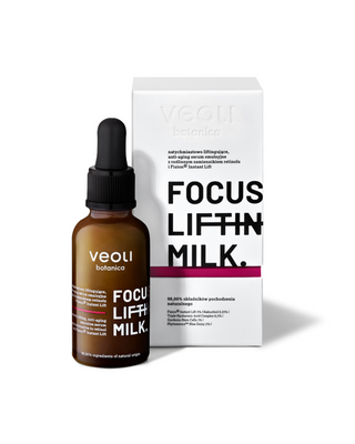 Liftingové emulzné anti-aging sérum bakuchiolom Focus lifting milk Veoli Botanica - 1