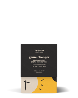 Prírodný pleťový krém s retinolom Game Changer 30 ml Resibo - 3