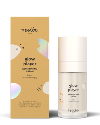 Glow Player rozjasňujúci a hydratačný pleťový krém 30 ml Resibo - 1