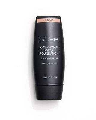 Stredne krycí krycí krycí krém s dlhotrvajúcim efektom x-ceptional wear odtieň 14 piesok Gosh - 1