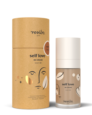 Prírodný a ekologický pleťový krém BB Self Love v Sunny Beige 30 ml Resibo - 2