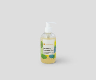 Gél na čistenie tela a tváre Limetka a Aloe 100 % prírodný Natura Option - 1