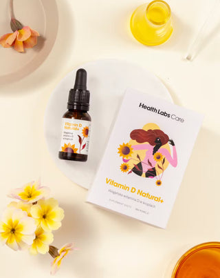 Vegánsky vitamín D3 v kvapkách vitamínu D Natural+ Health Labs Care - 2
