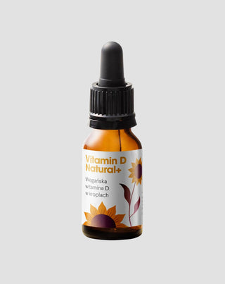 Vegánsky vitamín D3 v kvapkách vitamínu D Natural+ Health Labs Care - 1