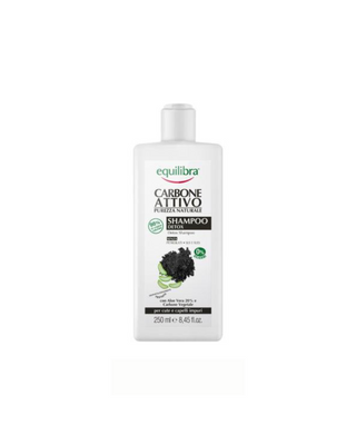 Čistiaci šampón s aktívnym uhlím a aloe vera Equilibra - 1