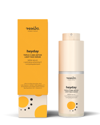 Výživné, rozjasňujúce sérum na tvár Heyday s antioxidantmi a triple vit. C 30 ml Resibo - 1