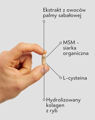 Tabletky proti vypadávaniu vlasov pre mužov pri plešatosti Hairvity Men Halier 60 kapsúl - 2