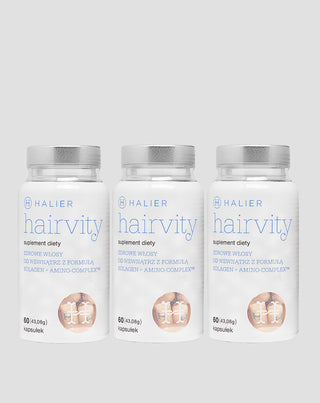 Tablety na vypadávanie a rast vlasov pre ženy Hairvity Halier 180 kapsúl - 1