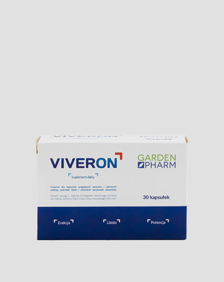 Tabletky na zlepšenie potencie so ženšenom a muškátovým kvetom Viveron Gardenpharm - 1