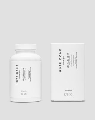 Ashwagandha indický ženšen tablety na zníženie stresu Nutridome 60 kapsúl - 5
